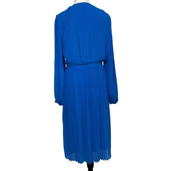 knee length dresses for ladies Pleated Halter Midi Dress – Elie Tahari main image 1